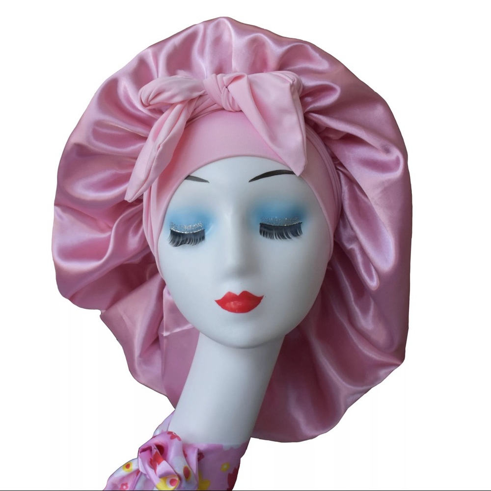 SATIN LARGE HAIR BONNET 💕